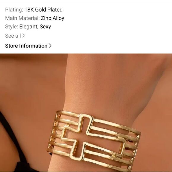 Cross stretch bracelet - Picture 12 of 12